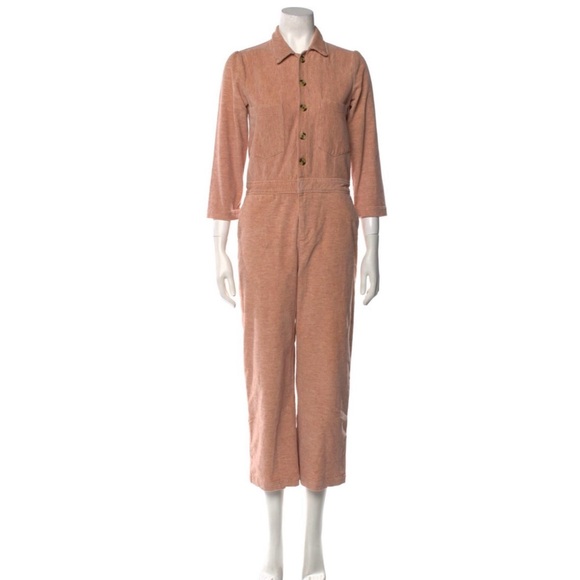 Christy Dawn Dusty Rose Ankle Jumpsuit - Picture 1 of 4